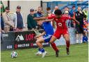 Action from Clitheroe's home win