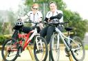 Ellie O’Donnell and Charlotte Brigden will cycle 127 miles