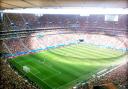 Watching on from the gods in Brasilia as Cristiano Ronaldo lines up a free kick against Ghana