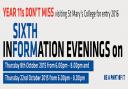 St Mary's College Sixth Form Information Evenings