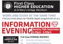 St Mary's College, Blackburn - Higher Education Information Evening