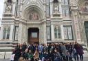 St Mary's English & Modern Language students trip to Italy