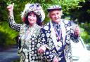 Pearly King and Queen David and Jil Atkinson