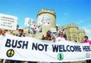 PROTEST: Stop The War demonstrators at Windsor Castle