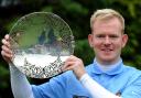 THIRD TIME LUCKY: Anthony Harwood celebrates his Harold Ryden Trophy win