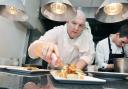 Chef patron Steven Smith at work at the Freemasons Arms, Wiswell.