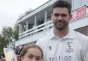 England cricket ace James Anderson bowls over fans at Burnley President's Day