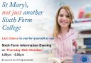 St Mary's College hosting Information Evening this week