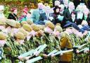 Remembrance Sunday service in Corporation Park, Blackburn, where a wreath was laid by borough mayor and mayoress Coun Mohammed Khan and Nazreen Akhtar