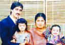 FAMILY: Mohammed and Shagufta with children Kawal and Umar when they were young