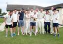 Oswaldtwistle Immanuel celebrate winning the Ribblesdale League after beating Euxton Pictures: KIPAX