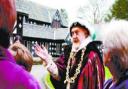 LOOKING BACK: Ray Irving taking on the role of King Henry VIII at Samlesbury Hall