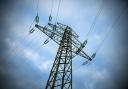 Stock image of an electric tower
