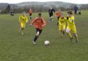 Sporting Athletic of Blackburn in action at Blacksnape