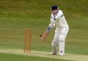 Whalley batsman Declan Bailey in action against Read