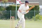 BOLT BUSTER: Cherry Tree’s Joe Bolton hits out on his way to 106 in the Ramsbottom Cup win over Clitheroe. The win was wrapped up by a fine bowling display from skipper Jon Baldwin
