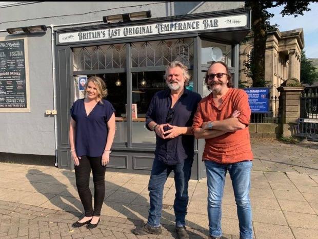 Lancashire Telegraph: Ashley Morley with The Hairy Bikers