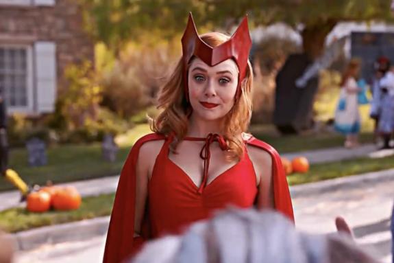 Lancashire Telegraph: Scarlet Witch from WandaVision (Dinsey) Lancashire Telegraph: Scarlet Witch from WandaVision (Dinsey)