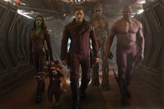 Lancashire Telegraph: Star Lord (centre) is part of the Guardians of the Galaxy (PA Features Archive/Press Association Images) Lancashire Telegraph: Star Lord (centre) is part of the Guardians of the Galaxy (PA Features Archive/Press Association Images)