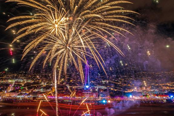 Lancashire Telegraph: Blackpool New Year's Eve display (Gregg Wolstenholme/Visit Blackpool) Lancashire Telegraph: Blackpool New Year's Eve display (Gregg Wolstenholme/Visit Blackpool)