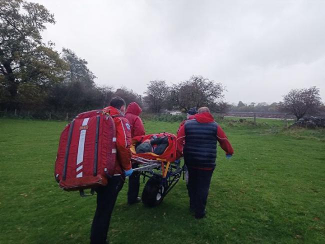 Mountain rescue team called to save person who had fallen