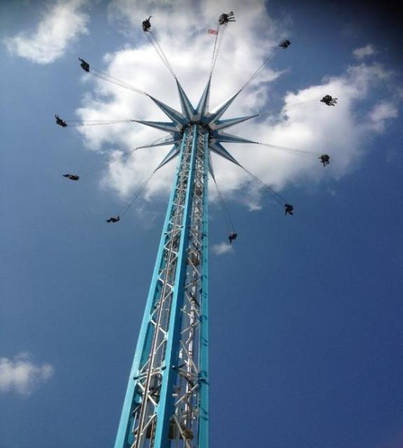 Lancashire Telegraph: The Star Flyer is Europe’s largest travelling aerial ride Lancashire Telegraph: The Star Flyer is Europe’s largest travelling aerial ride
