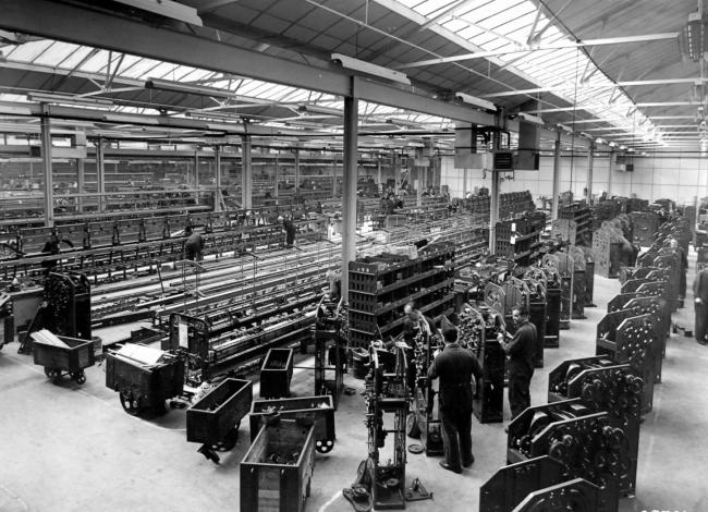 Globe Works, Accrington in the Sixties