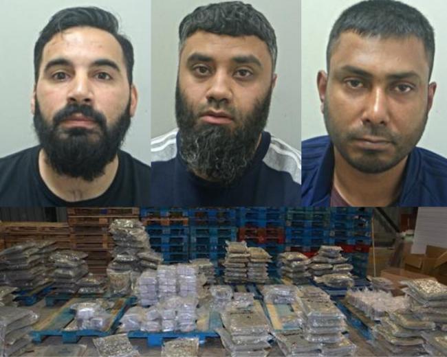 Men behind £3.25million cannabis stash found in warehouse jailed