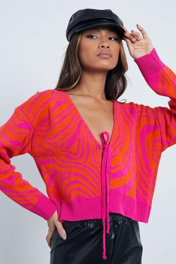 Lancashire Telegraph: Orange Swirl Cardigan (I Saw It First) Lancashire Telegraph: Orange Swirl Cardigan (I Saw It First)