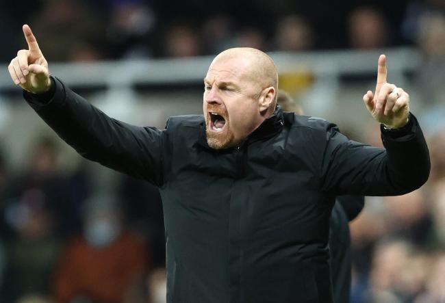ONLY WAY IS UP: Sean Dyche believes Burnley can climb the Premier League in the second half of the season