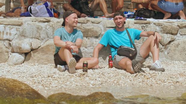 Lancashire Telegraph: Harry and Conner from Burnley featured in Party Island: Summer in Zante (Photo: Channel 4) 