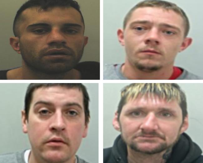 These are four of East Lancashire's most wanted men this January