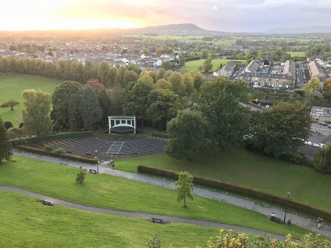 Clitheroe Castle grounds and bandstand. Pic Robbie MacDonald LDR. Approve for partners. Img 1032