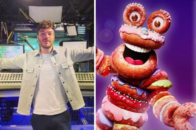 Could Jordan North be Doughnuts in The Masked Singer ?(Photo: Instagram/ @jordannorth1, ITV)