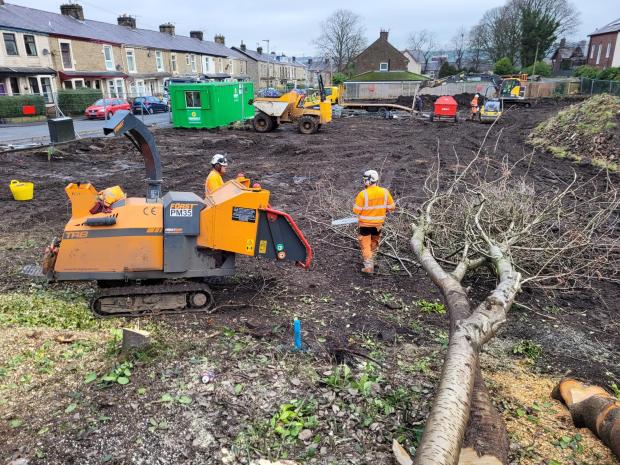 Lancashire Telegraph: The trees, which had TPOs on them, were cut down without permission