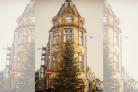 Clitheroe town Christmas tree