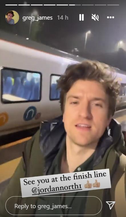 Lancashire Telegraph: Greg James arrived at Burnley Manchester Road station. (Photo: Instagram/@greg_james) Lancashire Telegraph: Greg James arrived at Burnley Manchester Road station. (Photo: Instagram/@greg_james)