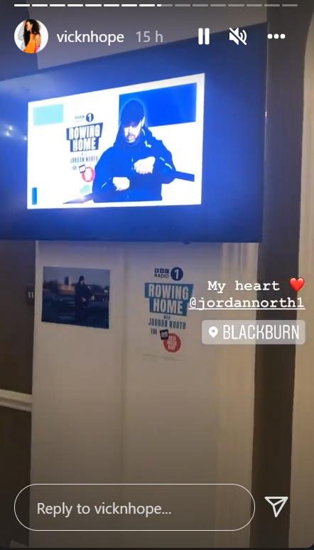 Lancashire Telegraph: Vick Hope stayed at a Blackburn hotel last night (Instagram/@vicknhope) Lancashire Telegraph: Vick Hope stayed at a Blackburn hotel last night (Instagram/@vicknhope)