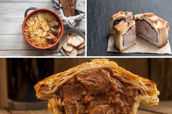 Lancashire Telegraph: (Top left clockwise) Lancashire Hotpot ( Shutterstock - OlgaBombologna) Pork Pie (Shutterstock - Elena Zajchikova) and Steak Pie (Shutterstock - photographyfirm) Lancashire Telegraph: (Top left clockwise) Lancashire Hotpot ( Shutterstock - OlgaBombologna) Pork Pie (Shutterstock - Elena Zajchikova) and Steak Pie (Shutterstock - photographyfirm)
