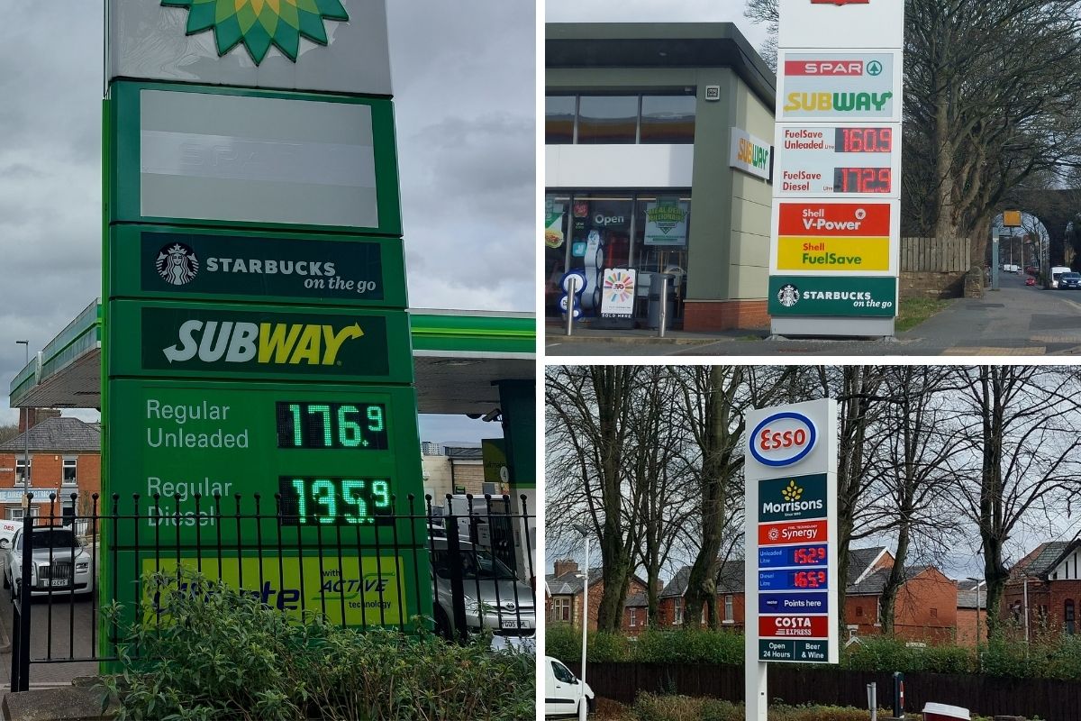 Blackburn fuel forecourt posts diesel price of 195.9p per litre - Vimarsana News