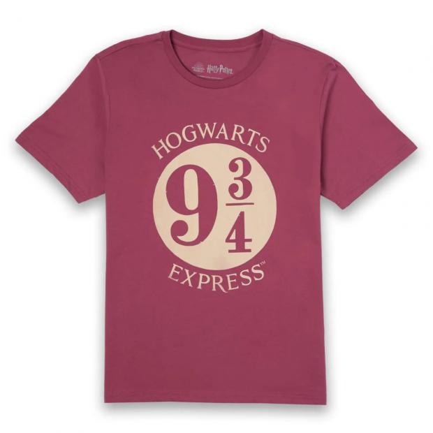 Lancashire Telegraph: Harry Potter Platform Burgundy T-Shirt (IWOOT)