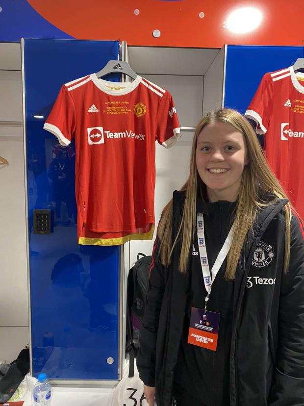 Lancashire Telegraph: Jess Simpson plays for England’s under-17s squad