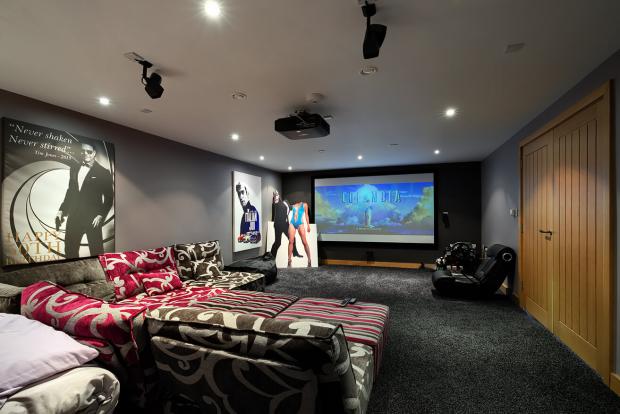 Lancashire Telegraph: The cinema room. (Photo: Pendle Hill Properties)