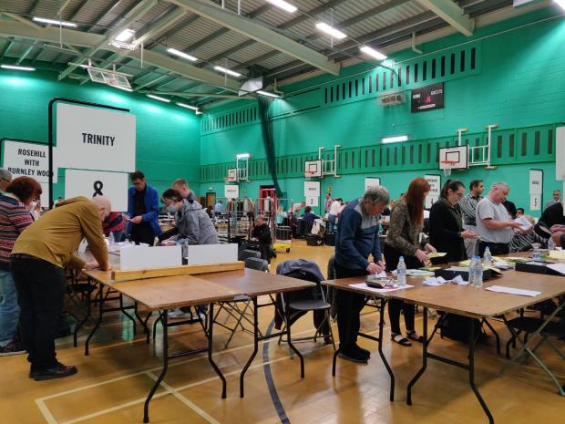 Lancashire Telegraph: Counting took place at St Peter's Leisure Centre in the town centre