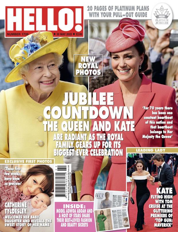 Lancashire Telegraph: Front cover of the latest edition of Hello! Magazine. Credit: Hello! Magazine /PA