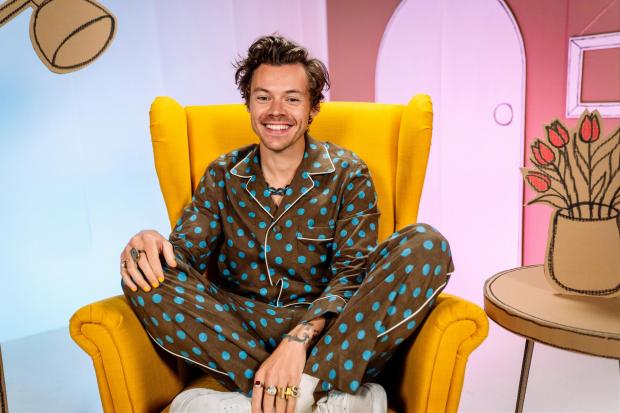 Lancashire Telegraph:  Harry Styles, 28, who will read Jess Hitchman's In Every House, On Every Street, which is illustrated by Lili la Baleine, on Monday evening. Credit: BBC/ PA