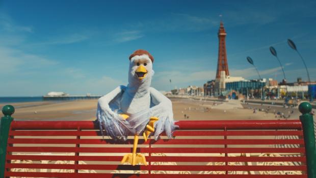 Lancashire Telegraph: Nigel C Gull voiced by legendary actor and comedian Johnny Vegas. (Photo: Visit Blackpool)