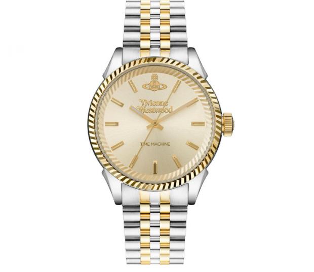 Lancashire Telegraph: Vivienne Westwood Seymour Steel and Gold Plated Men's Watch. Credit: Beaverbrooks
