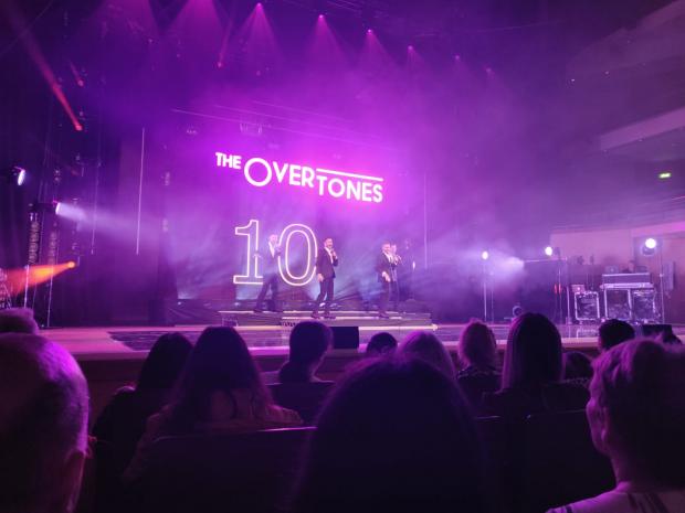 Lancashire Telegraph: The Overtones donned a change of outfit for the second half