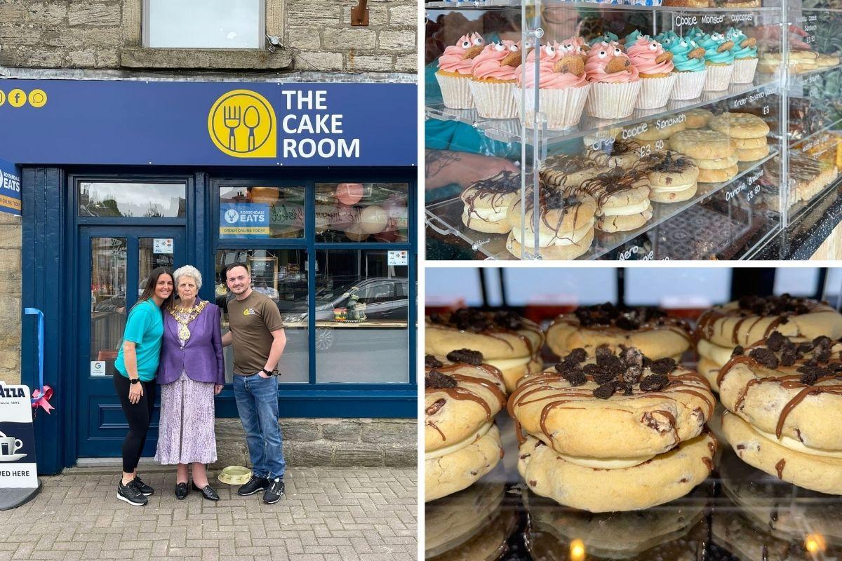 Cameron Evans and April Ormerod have opened brand new The Cake Room in Bacup